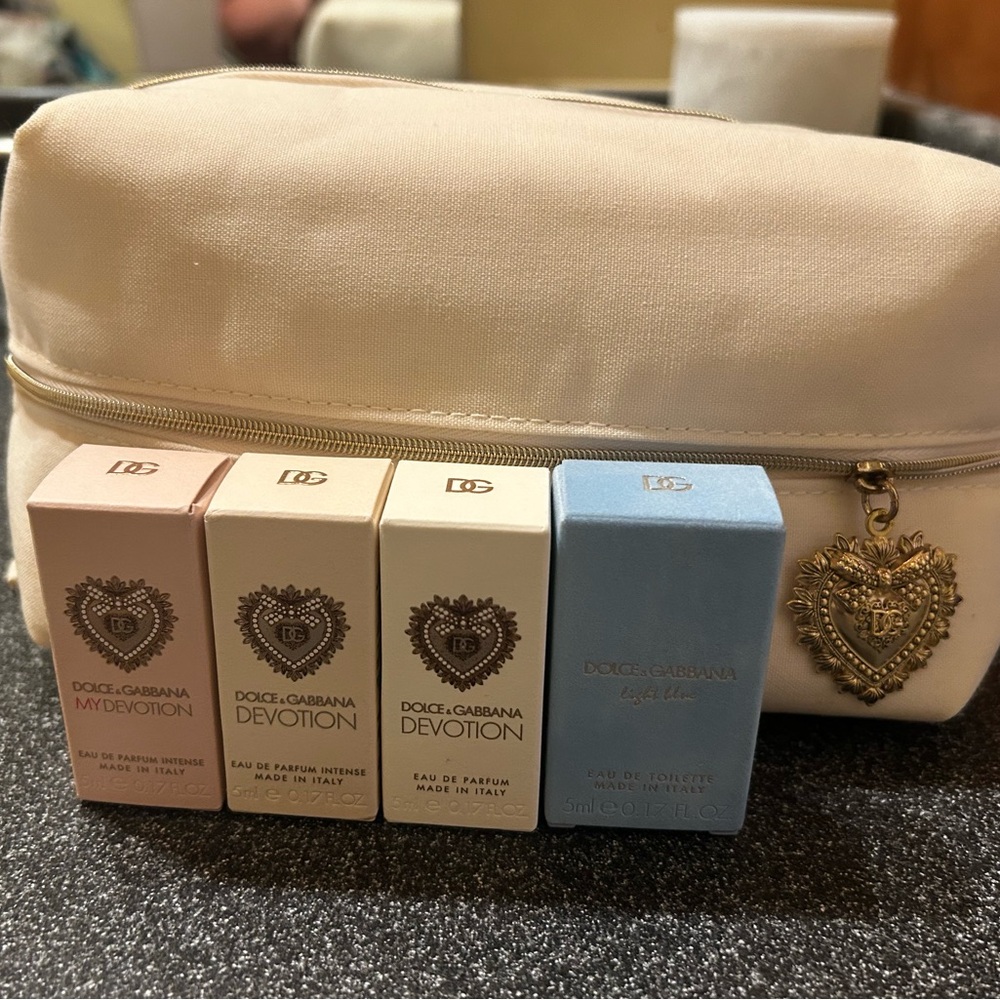 Dolce & Gabbana bag with My Devotion, Devotion, and Light Blue